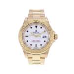 Montre d'occasion ROLEX Yacht-Master 40 homme mouvement automatique certifié (cosc) bracelet or jaune 750/000 - vue 1