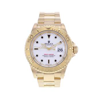 Montre d'occasion ROLEX Yacht-Master 40 homme mouvement automatique certifié (cosc) bracelet or jaune 750/000