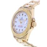 Montre d'occasion ROLEX Yacht-Master 40 homme mouvement automatique certifié (cosc) bracelet or jaune 750/000 - vue D2