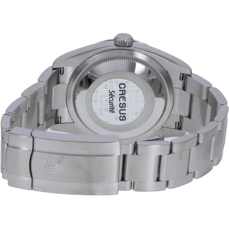 Montre d'occasion ROLEX Oyster Perpetual homme mouvement automatique certifié (cosc) bracelet acier - vue 3