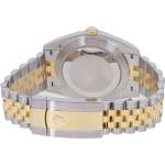 Montre d'occasion ROLEX DateJust 41 Wimbledon homme mouvement automatique certifié (cosc) bracelet or jaune 750/000 et acier - vue 3