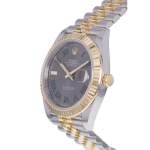 Montre d'occasion ROLEX DateJust 41 Wimbledon homme mouvement automatique certifié (cosc) bracelet or jaune 750/000 et acier - vue D2