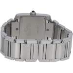 Montre d'occasion CARTIER Tank Française 25mm femme quartz bracelet acier - vue 3