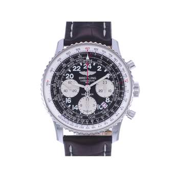 Montre d'occasion BREITLING Navitimer Cosmonaute homme mécanique bracelet cuir