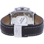 Montre d'occasion BREITLING Navitimer Cosmonaute homme mécanique bracelet cuir - vue 3