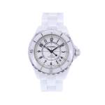 Montre d'occasion CHANEL J12 38 mm femme automatique bracelet céramique - vue 1