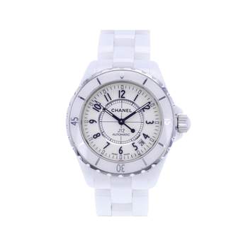 Montre d'occasion CHANEL J12 38 mm femme automatique bracelet céramique