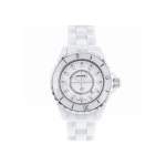 Montre d'occasion CHANEL J12 33 mm Index diamants femme quartz bracelet céramique - vue 1