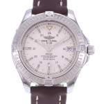 Montre d'occasion BREITLING Colt Automatic homme mouvement automatique certifié (cosc) bracelet cuir cresus - vue D1