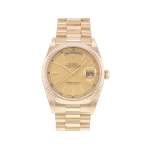 Montre d'occasion ROLEX Day-Date Or jaune homme mouvement automatique certifié (cosc) bracelet or jaune 750/000 - vue 1