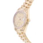 Montre d'occasion ROLEX Day-Date Or jaune homme mouvement automatique certifié (cosc) bracelet or jaune 750/000 - vue D2