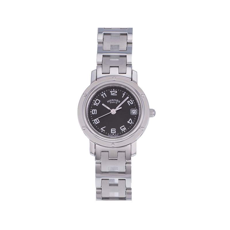 Montre d'occasion HERMES Clipper femme quartz bracelet acier - vue 1