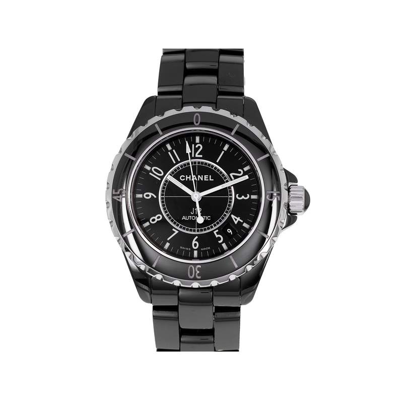 Montre d'occasion CHANEL J12 38 mm femme automatique bracelet céramique - vue 1