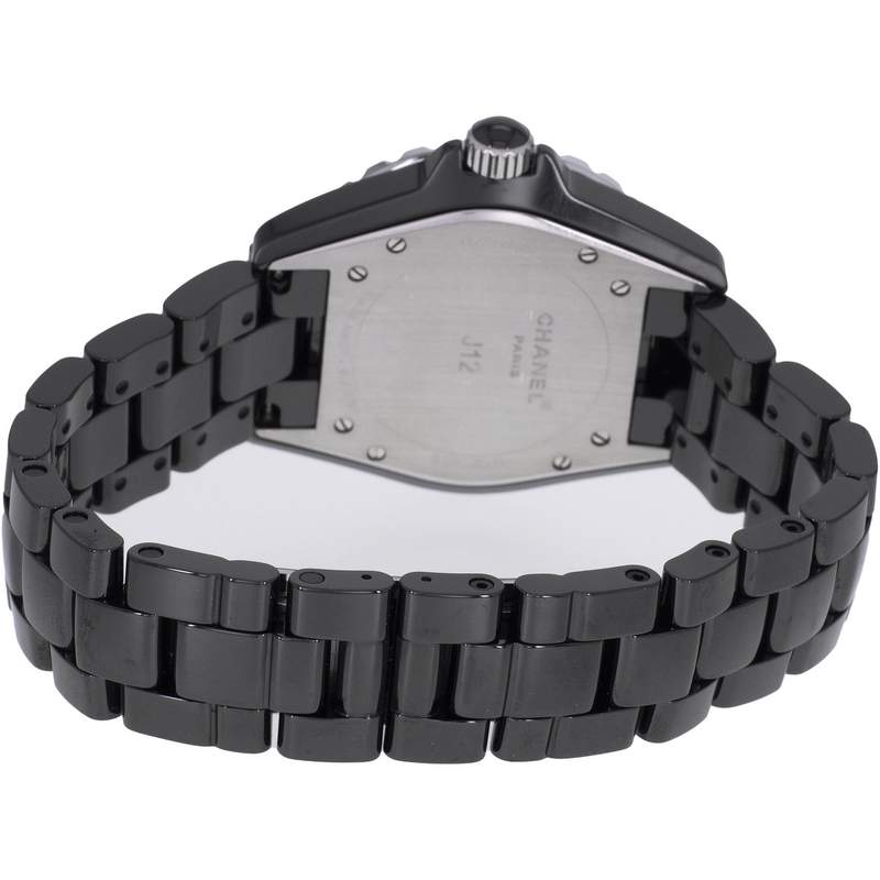 Montre d'occasion CHANEL J12 38 mm femme automatique bracelet céramique - vue 3