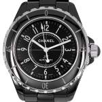 Montre d'occasion CHANEL J12 38 mm femme automatique bracelet céramique - vue D1