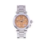 Montre d'occasion CARTIER Pasha C femme automatique bracelet acier - vue 1