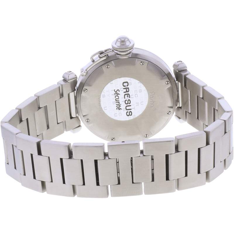 Montre d'occasion CARTIER Pasha C femme automatique bracelet acier - vue 3