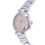 Montre d'occasion CARTIER Pasha C femme automatique bracelet acier - vue D2