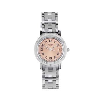 Montre d'occasion HERMES Clipper femme quartz bracelet acier