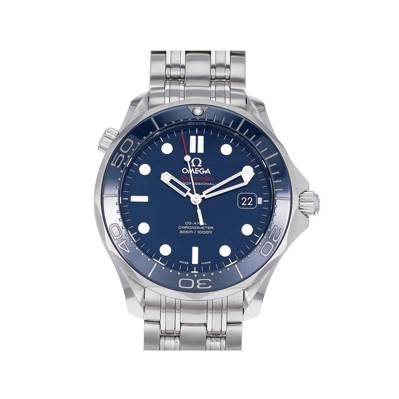 Montre d'occasion OMEGA Seamaster 300 Diver Co-Axial Chronometer homme mouvement automatique certifié (cosc) bracelet acier - vue 1