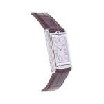 Montre d'occasion CARTIER Tank Basculante Mécanique homme mécanique bracelet cuir cresus - vue 2