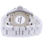 Montre d'occasion CHANEL J12 38 mm Index diamants femme automatique bracelet céramique - vue 3