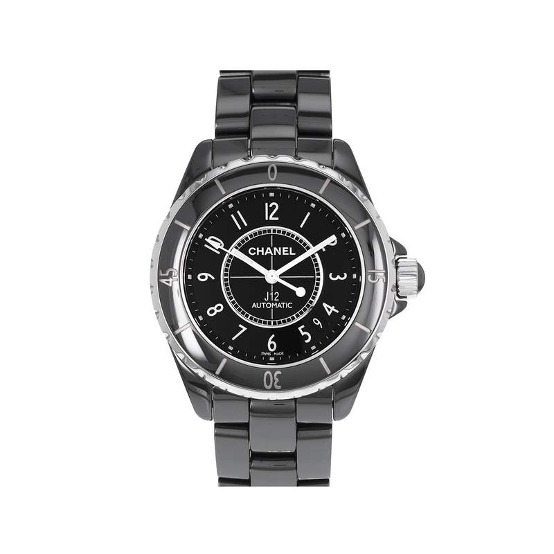 Montre d'occasion CHANEL J12 38 mm femme automatique bracelet céramique - vue 1