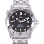 Montre d'occasion OMEGA Seamaster 300 Medium homme quartz bracelet acier - vue D1