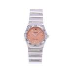 Montre d'occasion OMEGA Constellation femme quartz bracelet acier - vue 1