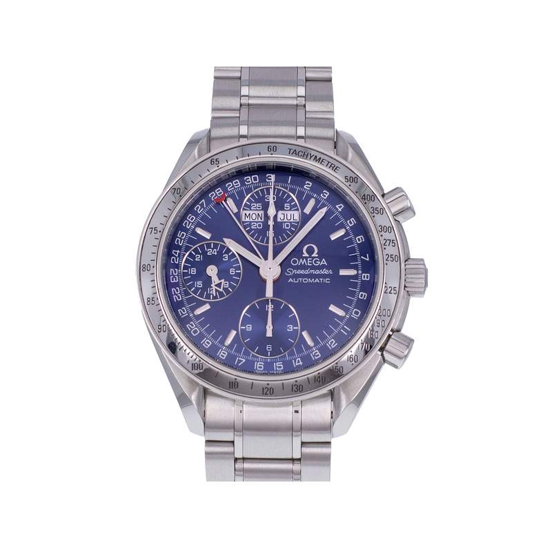 Montre d'occasion OMEGA Speedmaster Day-Date homme automatique bracelet acier - vue 1