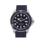 Montre d'occasion ROLEX Yacht-Master 42 homme mouvement automatique certifié (cosc) bracelet oysterflex - vue 1