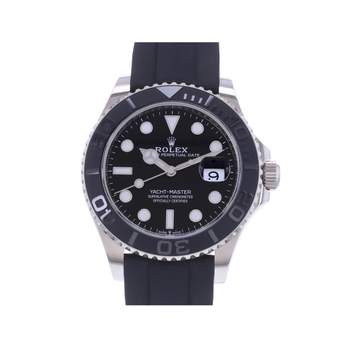 Montre d'occasion ROLEX Yacht-Master 42 homme mouvement automatique certifié (cosc) bracelet oysterflex