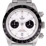 Montre d'occasion TUDOR Black Bay Chrono homme mouvement automatique certifié (cosc) bracelet acier - vue D1