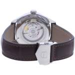 Montre d'occasion TAG HEUER Carrera Calibre 5 homme automatique bracelet cuir d'origine - vue 3