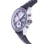 Montre d'occasion TAG HEUER Carrera Chronographe Calibre 16 homme automatique bracelet cuir d'origine - vue D2