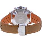 Montre d'occasion TAG HEUER Carrera Chronographe Calibre 16 homme automatique bracelet cuir d'origine - vue 3