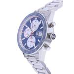 Montre d'occasion TAG HEUER Carrera Chronographe Calibre 16 homme automatique bracelet acier - vue D2