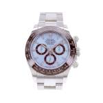 Montre d'occasion ROLEX Cosmograph Daytona Ice Blue homme mouvement automatique certifié (cosc) bracelet platine 950/1000 - vue 1