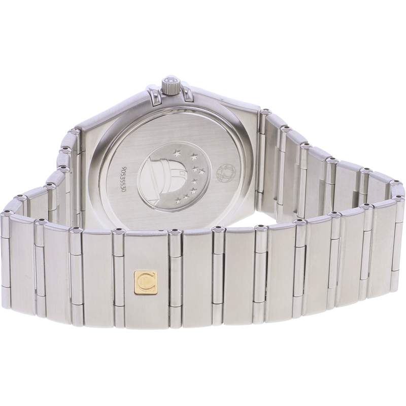 Montre d'occasion OMEGA Constellation femme quartz bracelet acier - vue 3