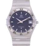 Montre d'occasion OMEGA Constellation femme quartz bracelet acier - vue D1