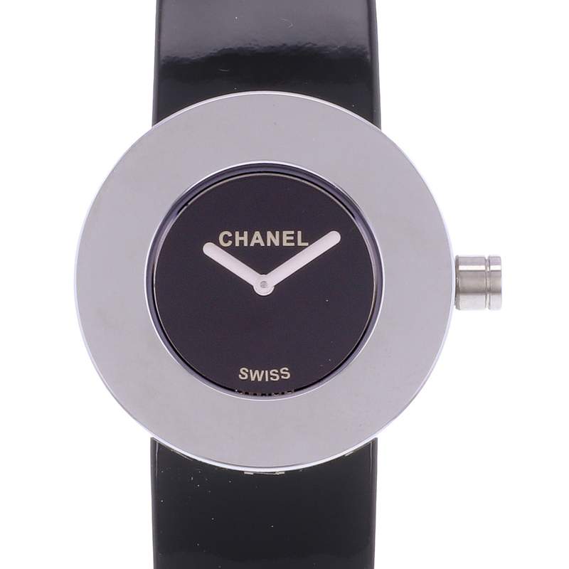 Montre d'occasion CHANEL Ronde femme quartz bracelet cuir d'origine - vue D1