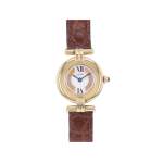 Montre d'occasion CARTIER Must Colisée femme quartz bracelet cuir d'origine - vue 1