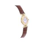 Montre d'occasion CARTIER Must Colisée femme quartz bracelet cuir d'origine - vue 2