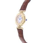 Montre d'occasion CARTIER Must Colisée femme quartz bracelet cuir d'origine - vue D2