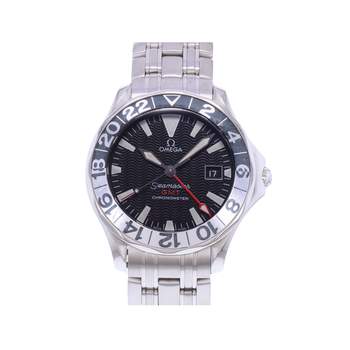 Montre d'occasion OMEGA Seamaster 300 GMT homme automatique bracelet acier
