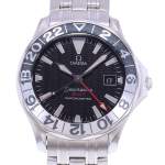 Montre d'occasion OMEGA Seamaster 300 GMT homme automatique bracelet acier - vue D1