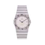 Montre d'occasion OMEGA Constellation mixte quartz bracelet acier - vue 1