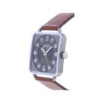 Montre d'occasion HERMES Carré H homme automatique bracelet cuir d'origine - vue D2