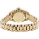 Montre d'occasion ROLEX DateJust Lady femme mouvement automatique certifié (cosc) bracelet or jaune 750/000 - vue 3