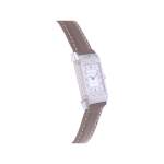 Montre d'occasion JAEGER LECOULTRE Reverso Lady femme quartz bracelet cuir - vue 2